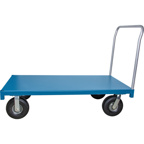 Heavy-Duty Platform Truck, 48" L x 24" W, 1200 lbs. Capacity, Flat Free Casters Helyx Safety & Industrial Supplies