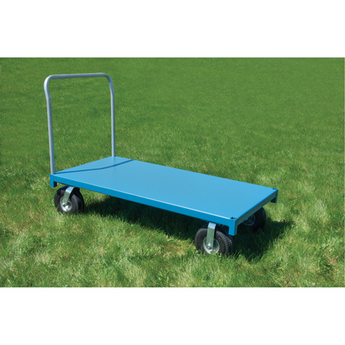 Heavy-Duty Platform Truck, 48" L x 24" W, 1200 lbs. Capacity, Flat Free Casters Helyx Safety & Industrial Supplies