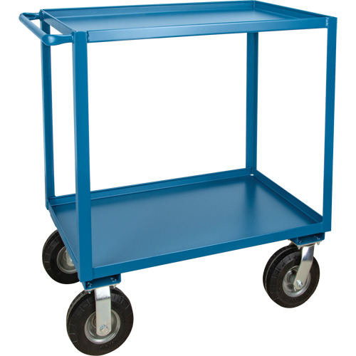  Chariot &agrave; tablettes pour l'ext&eacute;rieur, 2 Tiers, 18" la x 39" h x 33" p, Capacit&eacute; 1200 lb Helyx Safety & Industrial Supplies