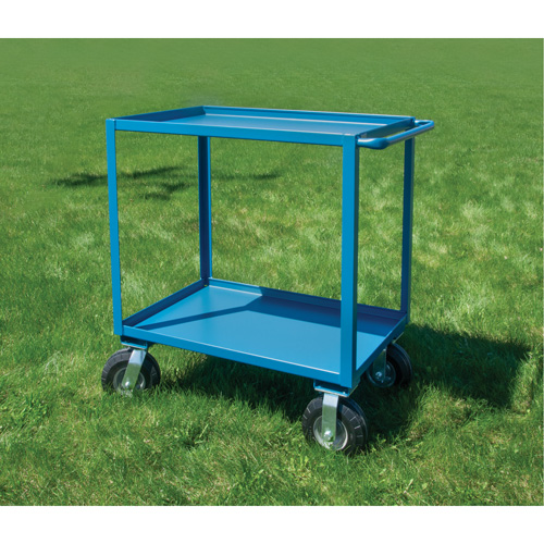  Chariot &agrave; tablettes pour l'ext&eacute;rieur, 2 Tiers, 18" la x 39" h x 33" p, Capacit&eacute; 1200 lb Helyx Safety & Industrial Supplies