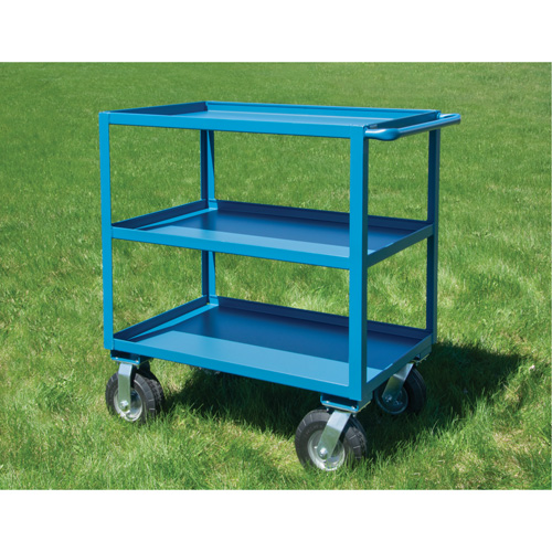  Chariot &agrave; tablettes pour l'ext&eacute;rieur, 3 Tiers, 18" la x 39" h x 33" p, Capacit&eacute; 1200 lb Helyx Safety & Industrial Supplies