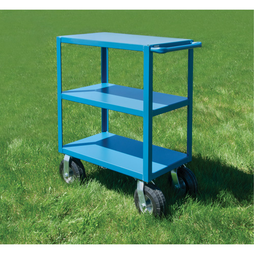  Chariot &agrave; tablettes pour l'ext&eacute;rieur, 3 Tiers, 18" la x 39" h x 33" p, Capacit&eacute; 1200 lb Helyx Safety & Industrial Supplies