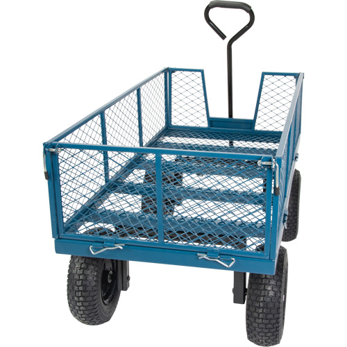Wagon with Drop Sides, 24" W x 48" L, 800 lbs. Capacity Helyx Safety & Industrial Supplies