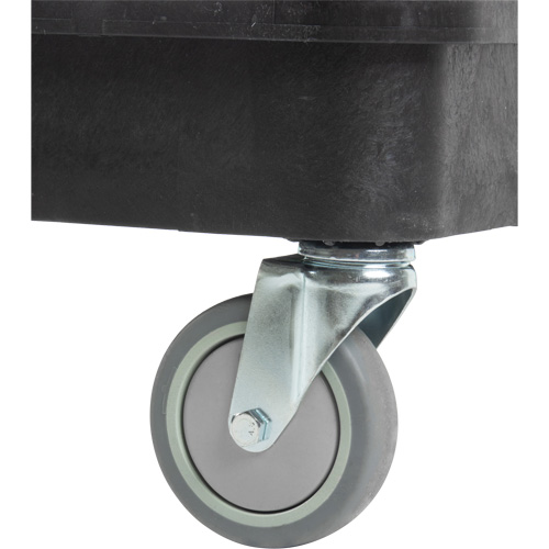 Utility Cart with Deep Lip Shelf, 3 Tiers, 19" x 39-1/2" x 28-1/4", 330 lbs. Capacity Helyx Safety & Industrial Supplies