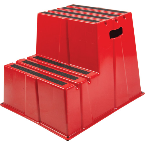Escabeau industriel, 2 marches, 26" x 22-7/16" x Hauteur 19-11/16" Helyx Safety & Industrial Supplies