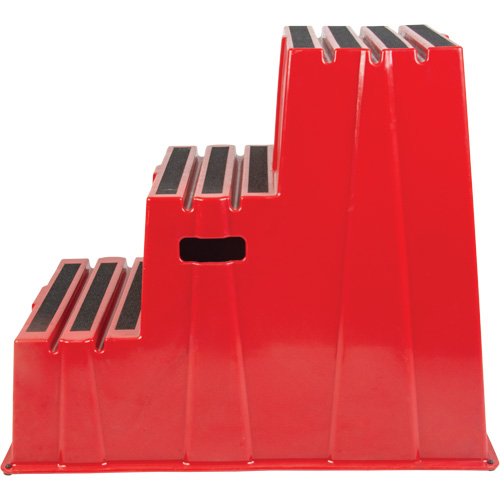 Industrial Step Stool, 3 Steps, 34-13/16" x 22-7/16" x 28-1/2" High Helyx Safety & Industrial Supplies