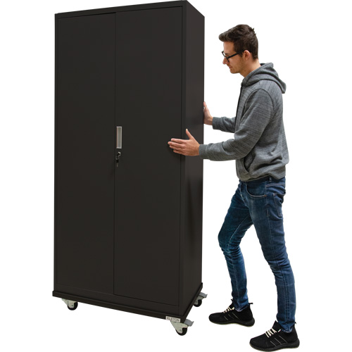 Socle roulant pour armoire, 24" la x 48" p x 1,375" h, Capacit&eacute; de 1000 lb Helyx Safety & Industrial Supplies
