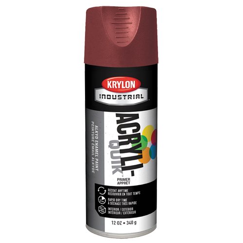 Industrial Acryli-Quik Lacquer, Ruddy Brown, Very Flat, 12 oz., Aerosol Can Helyx Safety & Industrial Supplies