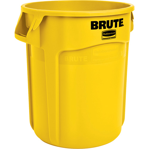 Round Brute&reg; Containers, Polyethylene, 20 US gal. Helyx Safety & Industrial Supplies