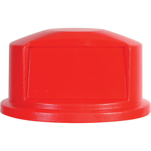 Round Brute&reg; Tops, Dome Lid, Plastic/Polyethylene, Fits Container Size: 22" Dia. Helyx Safety & Industrial Supplies