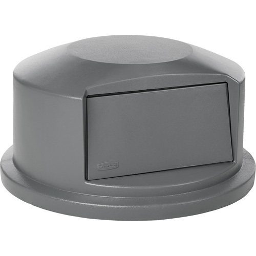 Round Brute&reg; Tops, Dome Lid, Plastic/Polyethylene, Fits Container Size: 24" Dia. Helyx Safety & Industrial Supplies