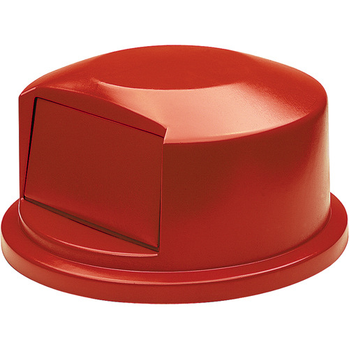 Round Brute&reg; Tops, Dome Lid, Plastic/Polyethylene, Fits Container Size: 24" Dia. Helyx Safety & Industrial Supplies