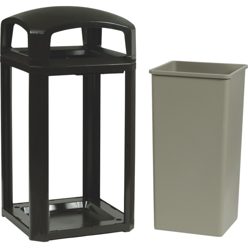 Landmark Series&reg; Classic Container Frame With Rigid Liner, Plastic, 50 US gal. Helyx Safety & Industrial Supplies