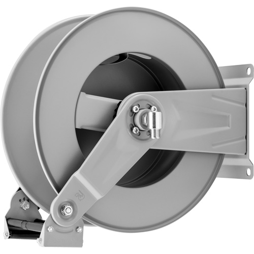 Spring Rewind Hose Reel, 50', Steel Helyx Safety & Industrial Supplies