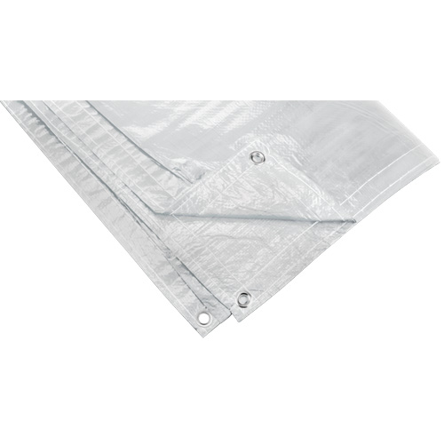 B&acirc;che isol&eacute;e, Poly&eacute;thyl&egrave;ne, Blanc, 20' x 12' x 8 mils Helyx Safety & Industrial Supplies