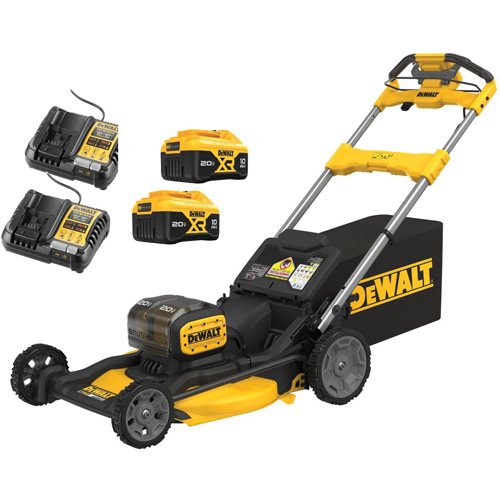 2X20V MAX* XR&reg; 21 in. Brushless Cordless RWD Lawn Mower Kit, Self-Propelled Walk-Behind, Battery Powered, 21" Cutting Width Helyx Safety & Industrial Supplies