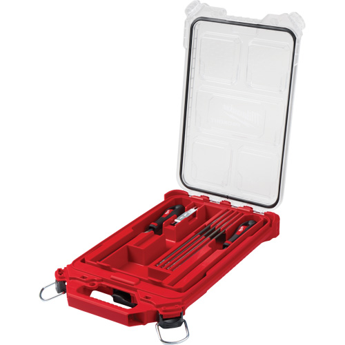 Ensemble pour affûtage de chaîne de scie de 9 morceaux, avec organisateur PACKOUT compact et &agrave; profil bas, 6 pi&egrave;ces Helyx Safety & Industrial Supplies
