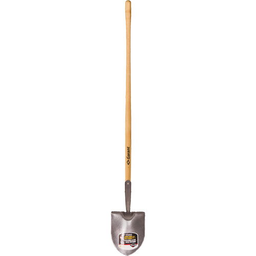 Round Point Shovel, Forged Steel Blade, Hardwood, Straight Handle Helyx Safety & Industrial Supplies