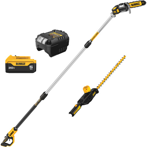 MAX Cordless Lithium-Ion Pole Saw & Pole Hedge Trimmer Combo Kit Helyx Safety & Industrial Supplies