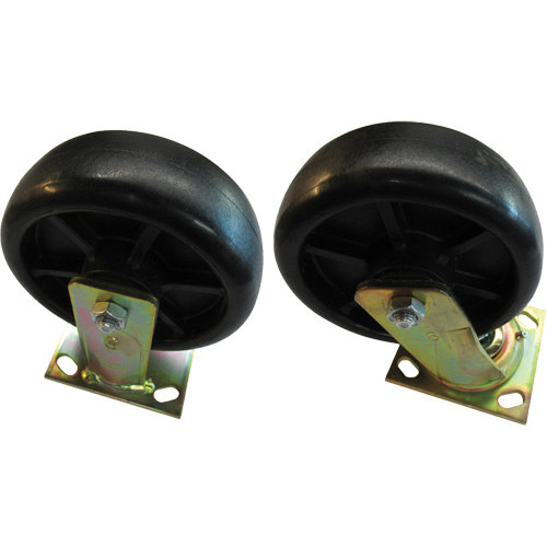 Conteneurs autobasculeurs en acier - ensemble de roulettes pour conteneurs Helyx Safety & Industrial Supplies