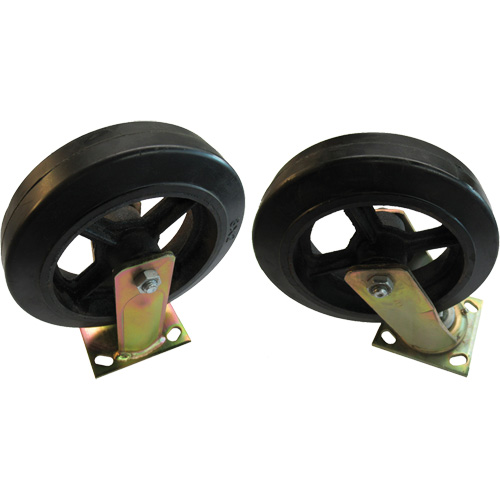 Conteneurs autobasculeurs en acier - ensemble de roulettes pour conteneurs Helyx Safety & Industrial Supplies