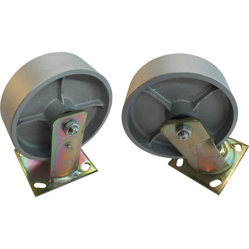 Steel Self-Dumping Hoppers - Caster Sets For Hoppers Helyx Safety & Industrial Supplies