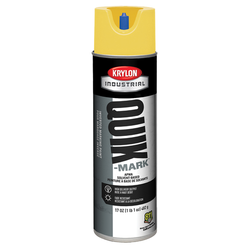 Peinture de marquage industrielle invers&eacute;e &agrave; base de solvant Quik-Mark, 17 oz, Canette a&eacute;rosol Helyx Safety & Industrial Supplies