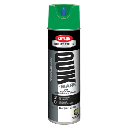 Peinture de marquage industrielle invers&eacute;e &agrave; base de solvant Quik-Mark, 17 oz, Canette a&eacute;rosol Helyx Safety & Industrial Supplies