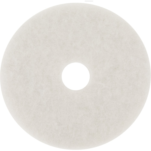 Floor Pad, 18", Polish, White Helyx Safety & Industrial Supplies