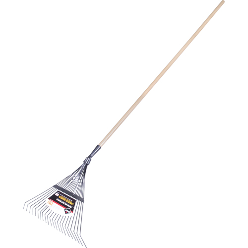 Pro Fan Rake, 24" Blade, 22 Tines, Hardwood Handle, Steel Blade Helyx Safety & Industrial Supplies