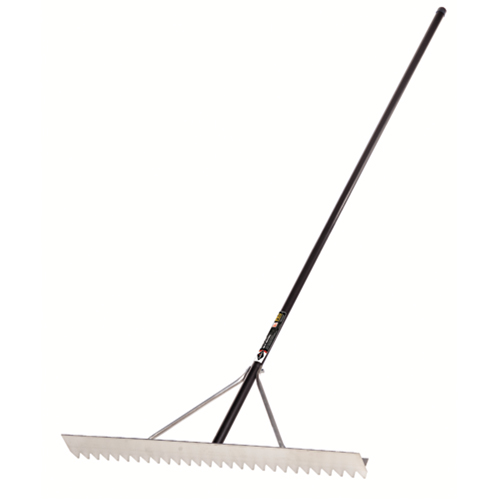 Pro Asphalt Rake, 36" W, Aluminum Blade, 28 Tines Helyx Safety & Industrial Supplies