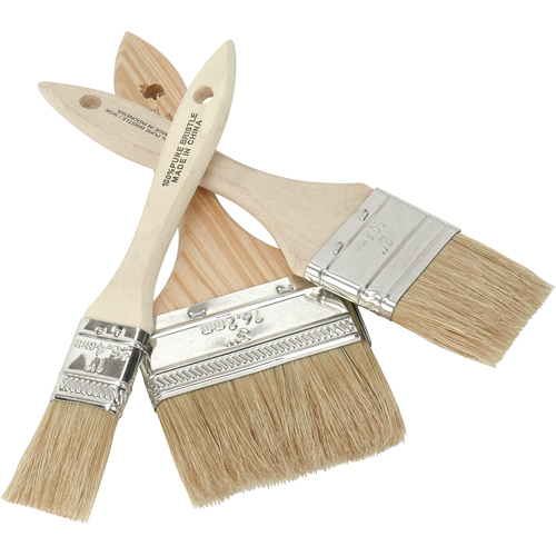 Chip Paint Brush, White China, Wood Handle, 1" Width Helyx Safety & Industrial Supplies