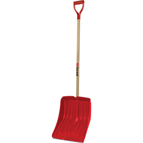Alpine Snow Shovel, Polypropylene Blade, 13-9/10" Wide, D-Grip Handle, Wearstrip Included Helyx Safety & Industrial Supplies