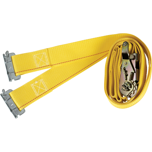 Logistic Straps, Ratchet, 2" W x 12' L, 1000 lbs. (454 kg) WLL Helyx Safety & Industrial Supplies