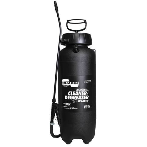 Industrial Viton Cleaner & Degreaser Sprayer, 3 gal. (11.36 L), Plastic/Polyethylene, 18" Wand Helyx Safety & Industrial Supplies