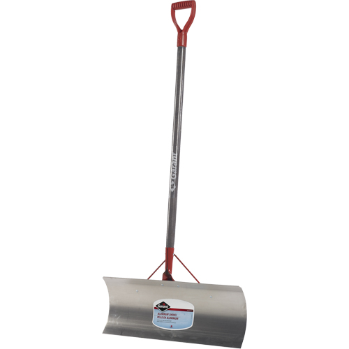 Nordic Snow Pusher, Aluminum Blade, D-Grip Handle, 24" W Helyx Safety & Industrial Supplies