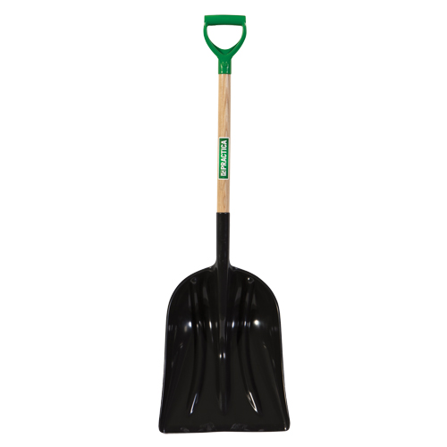 Grain & Coal Scoop Shovel, Wood, Polypropylene Blade, D-Grip Handle, 30-1/4" Length Helyx Safety & Industrial Supplies