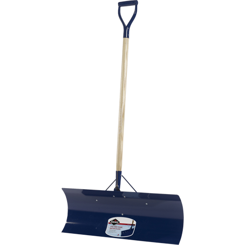 Yukon Snow Pusher, Steel Blade, D-Grip Handle, 30" W Helyx Safety & Industrial Supplies