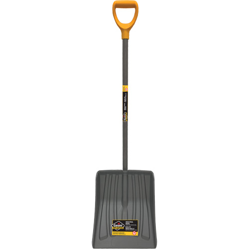 Pro Snow Shovel, Polypropylene Blade, 13-7/8" Wide, D-Grip Handle Helyx Safety & Industrial Supplies