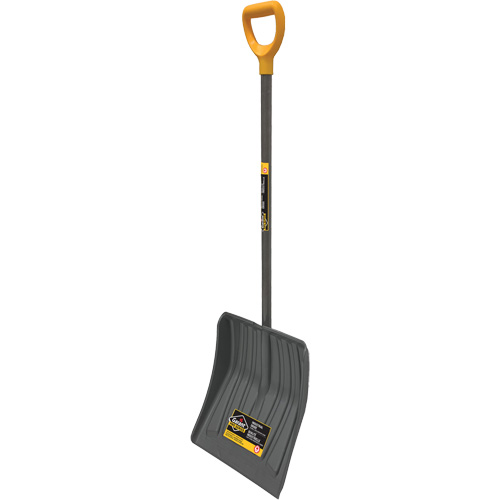 Pro Snow Shovel, Polypropylene Blade, 13-7/8" Wide, D-Grip Handle Helyx Safety & Industrial Supplies