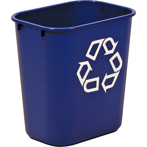 Contenant de recyclage, De bureau, Plastique, 13-5/8 pintes US Helyx Safety & Industrial Supplies