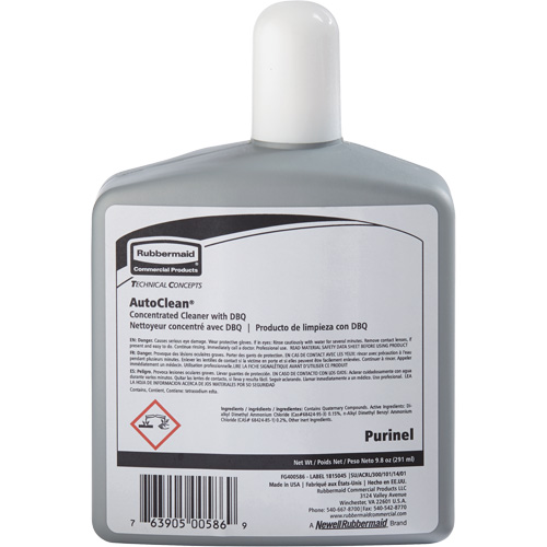 Replacement AutoClean&reg; Purinel&reg; Drain Maintainer & Toilet Cleaner, 9.8 oz., Bottle Helyx Safety & Industrial Supplies