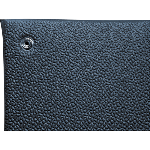 Comfort-King Anti-Static Matting, 4' W x 60' L x 3/8" T, Pebbled, Blue Helyx Safety & Industrial Supplies