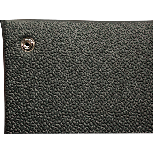 Comfort-King Anti-Static Matting, 2' W x 3' L x 3/8" T, Pebbled, Grey Helyx Safety & Industrial Supplies