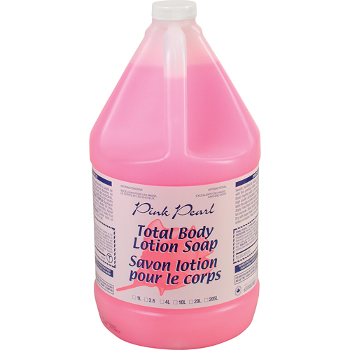 Pink Pearl Total Body Lotion Soap, Liquid, 4 L, Scented Helyx Safety & Industrial Supplies