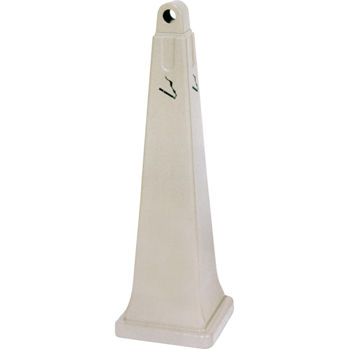 Groundskeeper Cigarette Waste Collectors, Free-Standing, Plastic, 1 US gal. Capacity, 39-3/4" Height Helyx Safety & Industrial Supplies