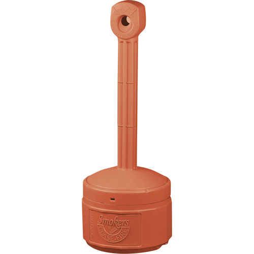 Smokers Cease-Fire&reg; Cigarette Butt Receptacle, Free-Standing, Plastic, 1 US gal. Capacity, 30" Height Helyx Safety & Industrial Supplies
