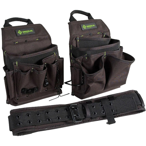 Tool Belt Combo, Polyester, Black Helyx Safety & Industrial Supplies