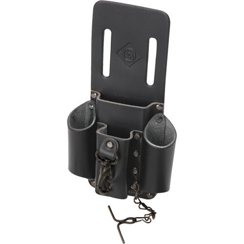 Poche pour ceinture porte-outils, Porte-outil multiple, Cuir, 4 Poches Helyx Safety & Industrial Supplies