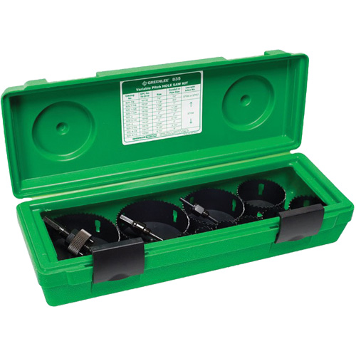 Trousse de scies-cloches bim&eacute;talliques, 13 morceaux Helyx Safety & Industrial Supplies